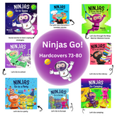 Ninjas GO! Hardcover Bundle Books: 73-80